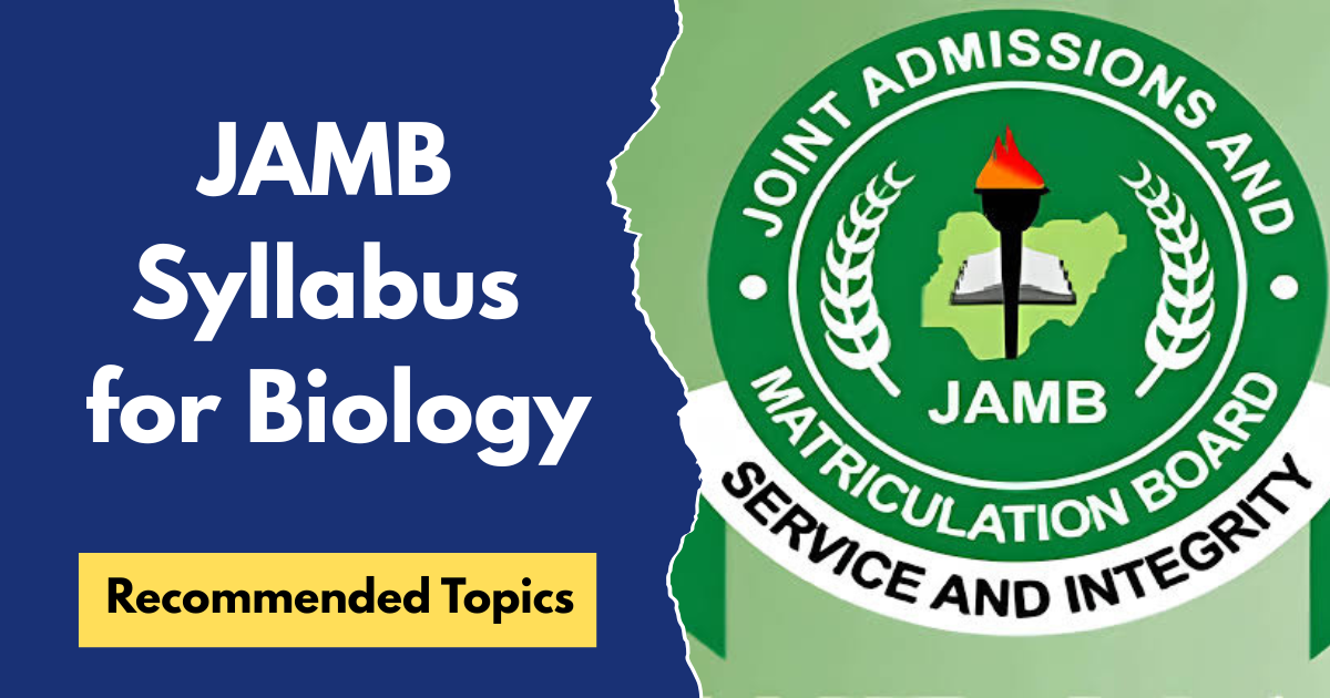JAMB Syllabus for Biology