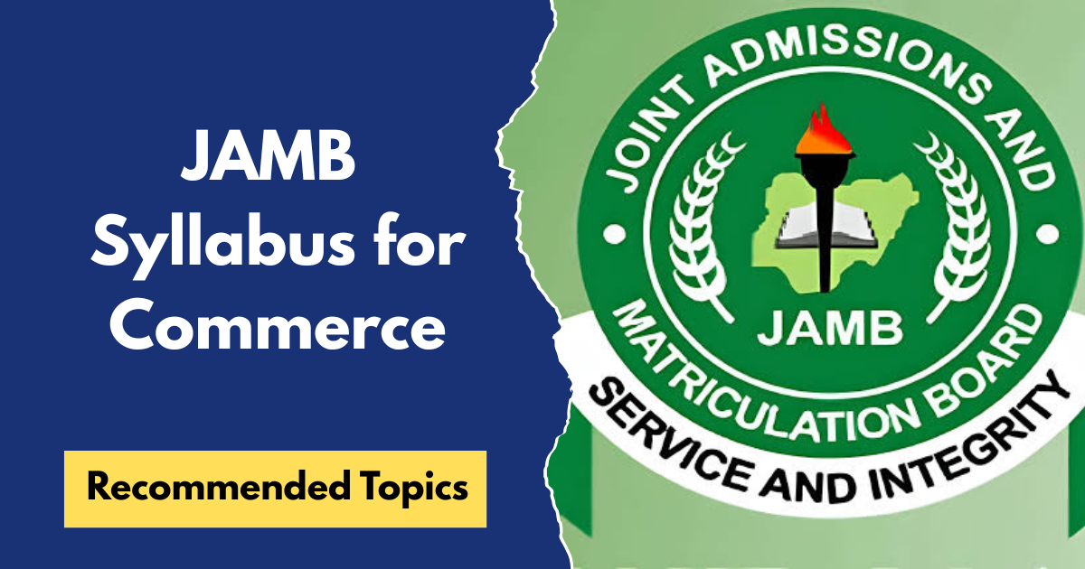 JAMB Syllabus for Commerce