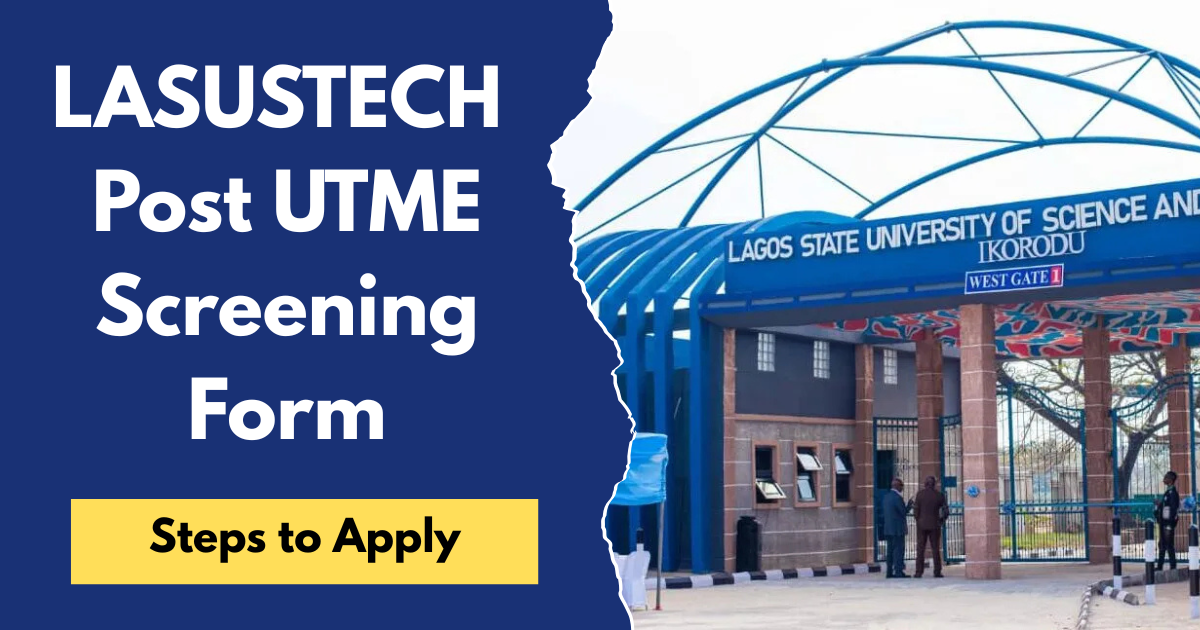 LASUSTECH Post UTME Form