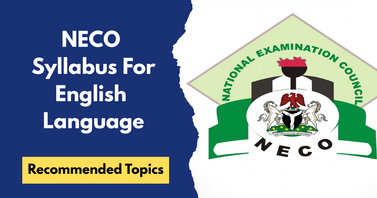 NECO Syllabus For English Language