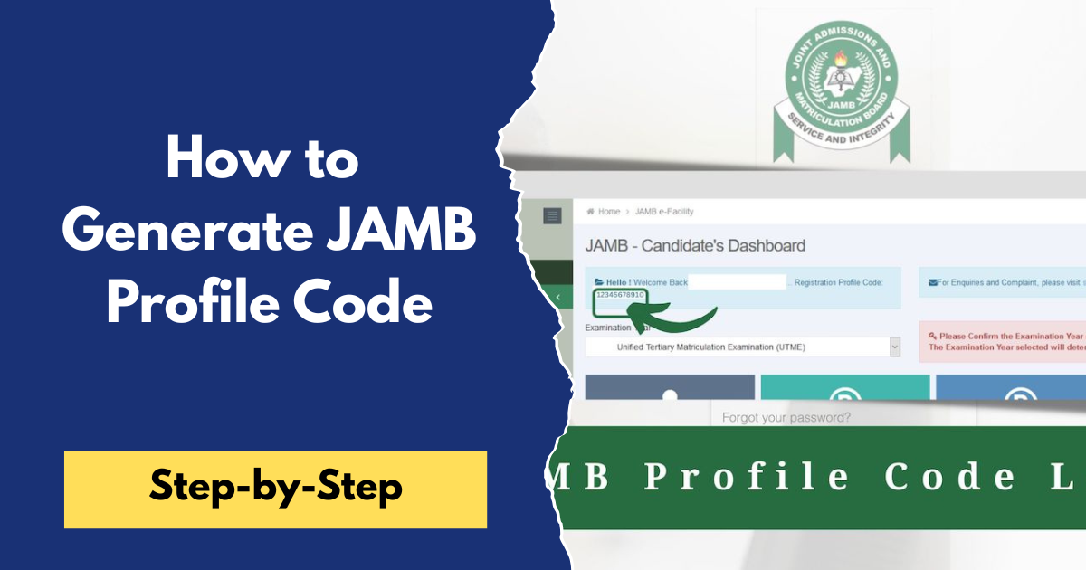 How to Generate JAMB Profile Code 2026